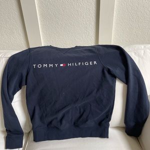 Womens navy blue TOMMY HILFIGER crew neck